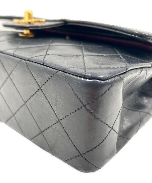 CHANEL（シャネル）CHANEL (シャネル) Classic Matelassé Bag マトラッセ23 Ｗフラップチェーンショルダーバッグ ブラック サイズ:23の古着・服飾アイテム