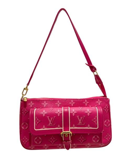 LOUIS VUITTON（ルイ ヴィトン）LOUIS VUITTON (ルイ ヴィトン) マキシポシェット・アクセソワール M46161 ショルダーバッグ フューシャーの古着・服飾アイテム