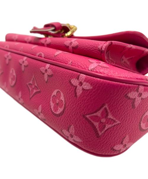 LOUIS VUITTON（ルイ ヴィトン）LOUIS VUITTON (ルイ ヴィトン) マキシポシェット・アクセソワール M46161 ショルダーバッグ フューシャーの古着・服飾アイテム