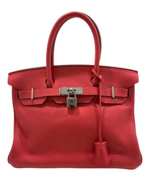 HERMES（エルメス）HERMES (エルメス) バーキン30/シルバー金具/トリヨンクレマンス/ルージュビヴォワンヌ/◻︎P刻印:2012年製 ルージュビヴォワンヌ サイズ:30の古着・服飾アイテム