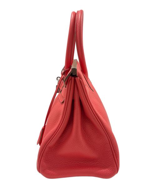 HERMES（エルメス）HERMES (エルメス) バーキン30/シルバー金具/トリヨンクレマンス/ルージュビヴォワンヌ/◻︎P刻印:2012年製 ルージュビヴォワンヌ サイズ:30の古着・服飾アイテム