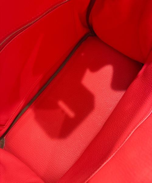 HERMES（エルメス）HERMES (エルメス) バーキン30/シルバー金具/トリヨンクレマンス/ルージュビヴォワンヌ/◻︎P刻印:2012年製 ルージュビヴォワンヌ サイズ:30の古着・服飾アイテム