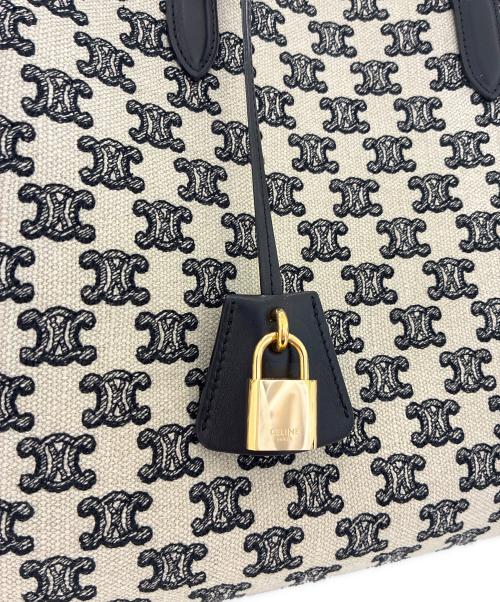 CELINE（セリーヌ）CELINE (セリーヌ) ホリゾンタル カバ トートバッグ ホワイトの古着・服飾アイテム
