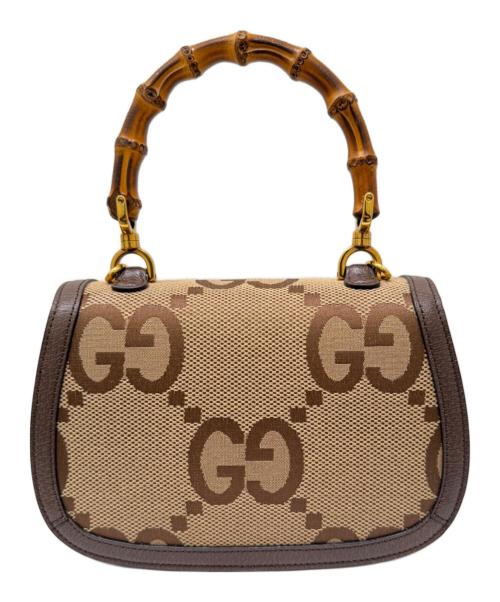 GUCCI（グッチ）GUCCI (グッチ) 〈バンブー 1947〉スモールバッグ ベージュ サイズ:スモールの古着・服飾アイテム