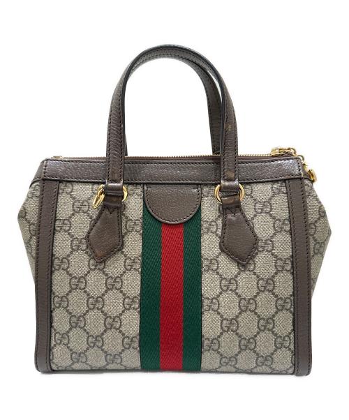 GUCCI（グッチ）GUCCI (グッチ) オフディア スモール トートバッグ ベージュ サイズ:スモールの古着・服飾アイテム