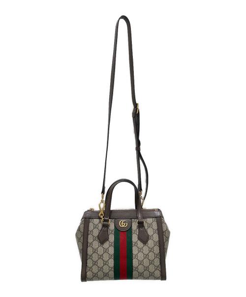 GUCCI（グッチ）GUCCI (グッチ) オフディア スモール トートバッグ ベージュ サイズ:スモールの古着・服飾アイテム