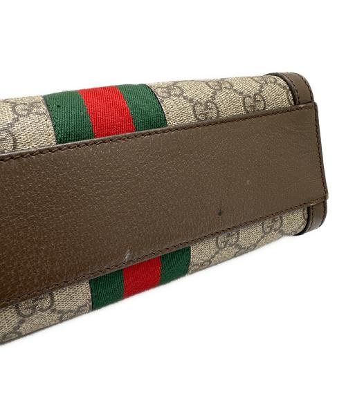 GUCCI（グッチ）GUCCI (グッチ) オフディア スモール トートバッグ ベージュ サイズ:スモールの古着・服飾アイテム