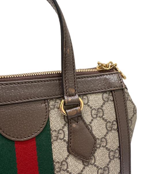 GUCCI（グッチ）GUCCI (グッチ) オフディア スモール トートバッグ ベージュ サイズ:スモールの古着・服飾アイテム