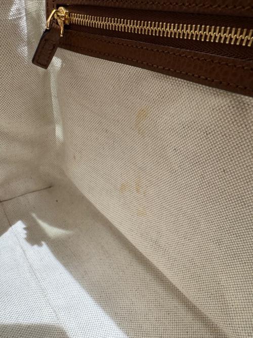 GUCCI（グッチ）GUCCI (グッチ) ミディアムトートバッグ ブラウン×インディゴ サイズ:ミディアムの古着・服飾アイテム