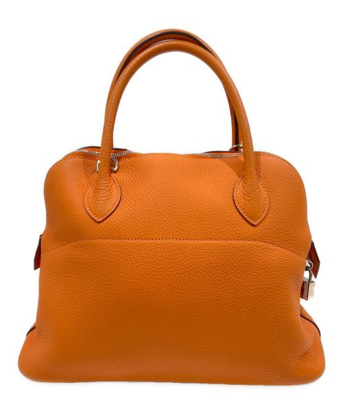 HERMES（エルメス）HERMES (エルメス) ボリード 31/オレンジ/シルバー金具/トリヨンクレマンス/□O刻印:2011年製 オレンジ サイズ:31の古着・服飾アイテム