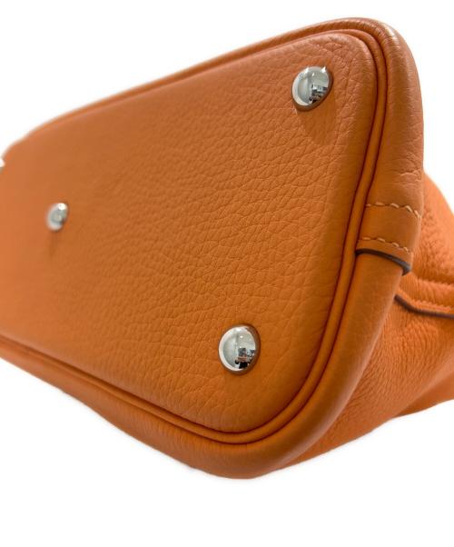 HERMES（エルメス）HERMES (エルメス) ボリード 31/オレンジ/シルバー金具/トリヨンクレマンス/□O刻印:2011年製 オレンジ サイズ:31の古着・服飾アイテム
