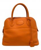HERMESエルメス）の古着「ボリード 31/オレンジ/シルバー金具/トリヨンクレマンス/□O刻印:2011年製」｜オレンジ
