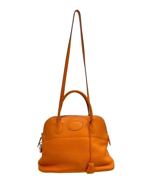 HERMES（エルメス）HERMES (エルメス) ボリード 31/オレンジ/シルバー金具/トリヨンクレマンス/□O刻印:2011年製 オレンジ サイズ:31の古着・服飾アイテム