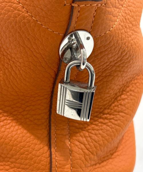HERMES（エルメス）HERMES (エルメス) ボリード 31/オレンジ/シルバー金具/トリヨンクレマンス/□O刻印:2011年製 オレンジ サイズ:31の古着・服飾アイテム