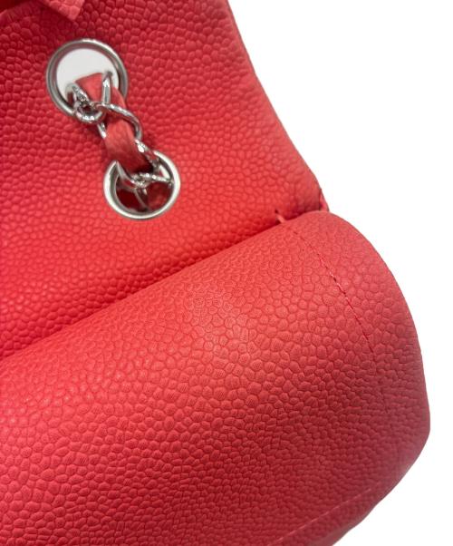 CHANEL（シャネル）CHANEL (シャネル) Wフラップマトラッセ25/キャビアスキン/シルバー金具 ピンク サイズ:25の古着・服飾アイテム