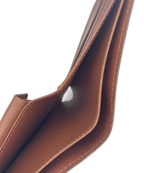 LOUIS VUITTON（ルイ ヴィトン）LOUIS VUITTON (ルイ ヴィトン) 村上隆 (ムラカミタカシ) ルイヴィトン モノグラム ポルト ビエ カルト クレディ モネ M61666 ブラウンの古着・服飾アイテム