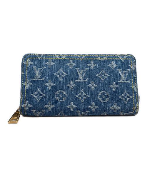 LOUIS VUITTON（ルイ ヴィトン）LOUIS VUITTON (ルイ ヴィトン) モノグラムデニム ジッピー ウォレット ブルー サイズ:-の古着・服飾アイテム
