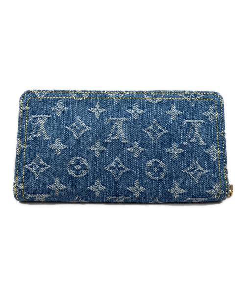 LOUIS VUITTON（ルイ ヴィトン）LOUIS VUITTON (ルイ ヴィトン) モノグラムデニム ジッピー ウォレット ブルー サイズ:-の古着・服飾アイテム