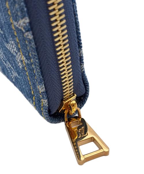 LOUIS VUITTON（ルイ ヴィトン）LOUIS VUITTON (ルイ ヴィトン) モノグラムデニム ジッピー ウォレット ブルー サイズ:-の古着・服飾アイテム