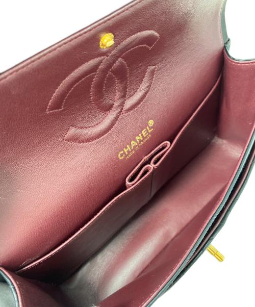 CHANEL（シャネル）CHANEL (シャネル) マトラッセ25 Wフラップチェーンショルダーバッグ ブラック サイズ:25の古着・服飾アイテム