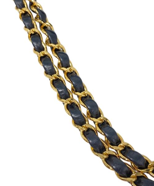 CHANEL（シャネル）CHANEL (シャネル) マトラッセ25 Wフラップチェーンショルダーバッグ ブラック サイズ:25の古着・服飾アイテム