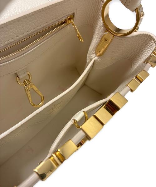 LOUIS VUITTON（ルイ ヴィトン）LOUIS VUITTON (ルイ ヴィトン) カプシーヌBBフラワークラウン ベージュ サイズ:BBの古着・服飾アイテム