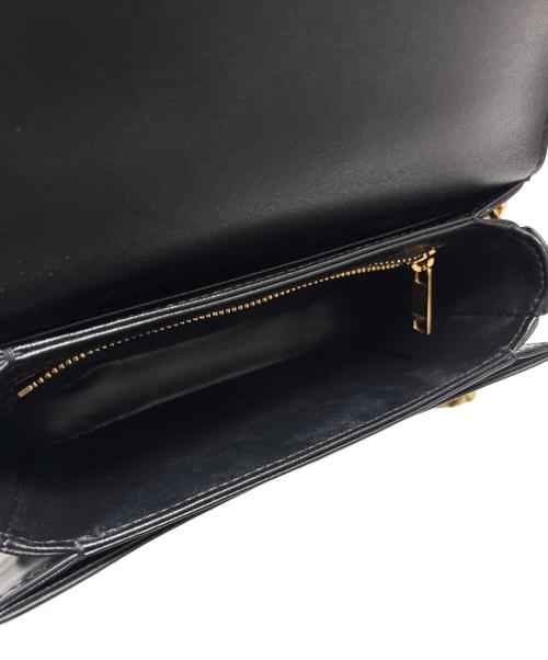 CELINE（セリーヌ）CELINE (セリーヌ) ティーンブザスクレアチェーンショルダーバッグ ブラックの古着・服飾アイテム