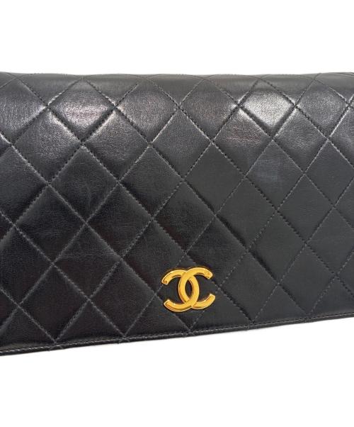 CHANEL（シャネル）CHANEL (シャネル) フルフラップマトラッセ23Full Flap Matelasse23  ブラック サイズ:23の古着・服飾アイテム