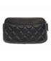 CHANEL (シャネル) チェーンショルダーフォンケース/マトラッセ ブラック：450000円