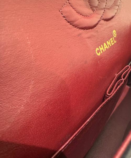 CHANEL（シャネル）CHANEL (シャネル) マトラッセ 25 Wフラップチェーンショルダーバッグ ブラック サイズ:25の古着・服飾アイテム