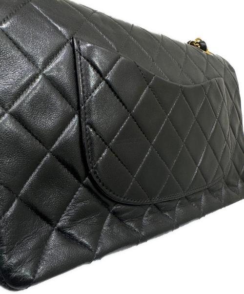 CHANEL（シャネル）CHANEL (シャネル) マトラッセ 25 Wフラップチェーンショルダーバッグ ブラック サイズ:25の古着・服飾アイテム