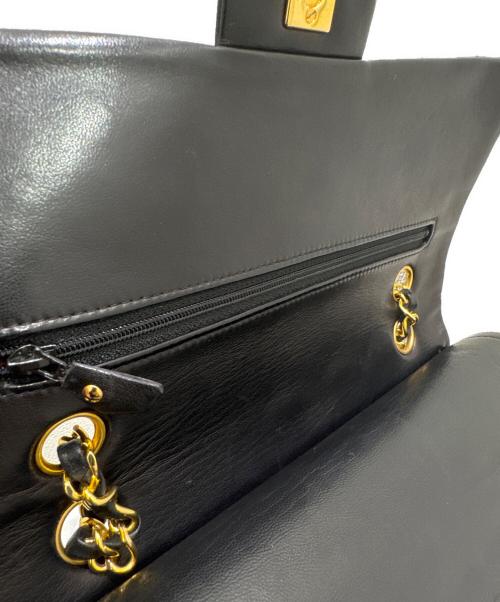 CHANEL（シャネル）CHANEL (シャネル) マトラッセ 25 Wフラップチェーンショルダーバッグ ブラック サイズ:25の古着・服飾アイテム