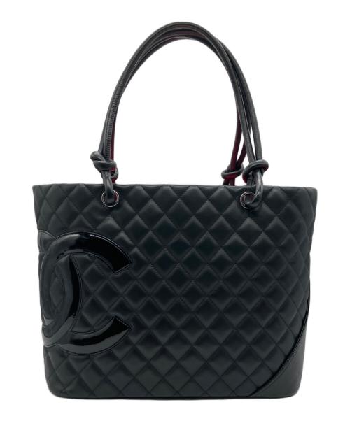 CHANEL（シャネル）CHANEL (シャネル) カンボンライン マトラッセ トートバッグ ブラックの古着・服飾アイテム
