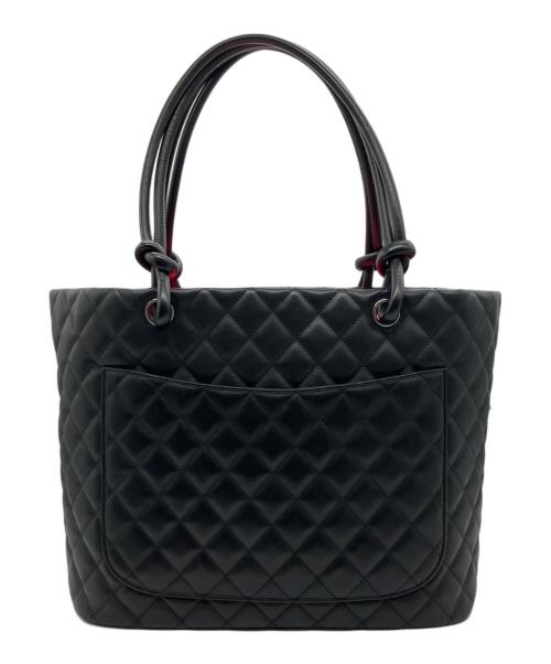 CHANEL（シャネル）CHANEL (シャネル) カンボンライン マトラッセ トートバッグ ブラックの古着・服飾アイテム