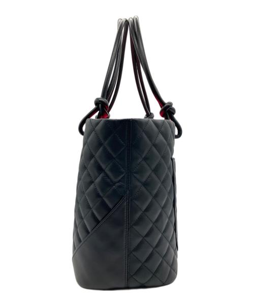 CHANEL（シャネル）CHANEL (シャネル) カンボンライン マトラッセ トートバッグ ブラックの古着・服飾アイテム