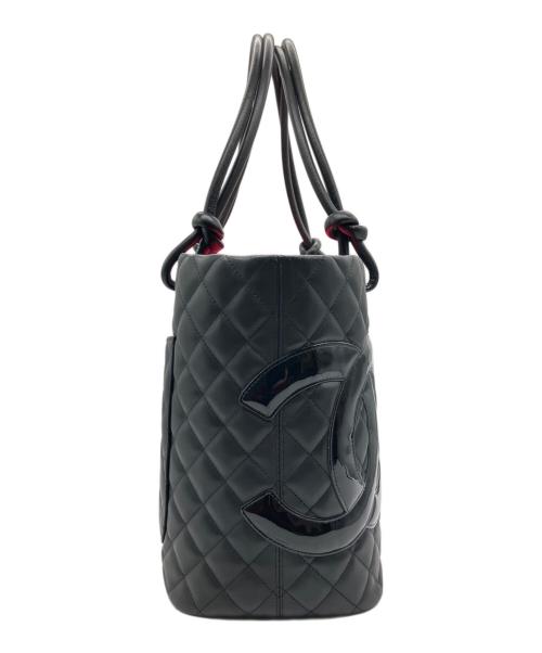 CHANEL（シャネル）CHANEL (シャネル) カンボンライン マトラッセ トートバッグ ブラックの古着・服飾アイテム
