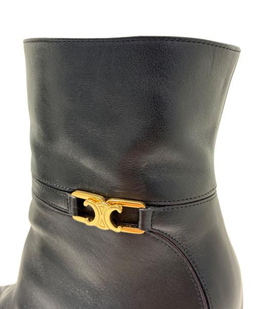 CELINE（セリーヌ）CELINE (セリーヌ) ベルヌイユブーツ ブラック サイズ:36の古着・服飾アイテム