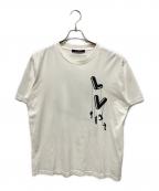LOUIS VUITTONルイ ヴィトン）の古着「21SS Floating Print T-shirt/フローティングLVTシャツ」｜ホワイト