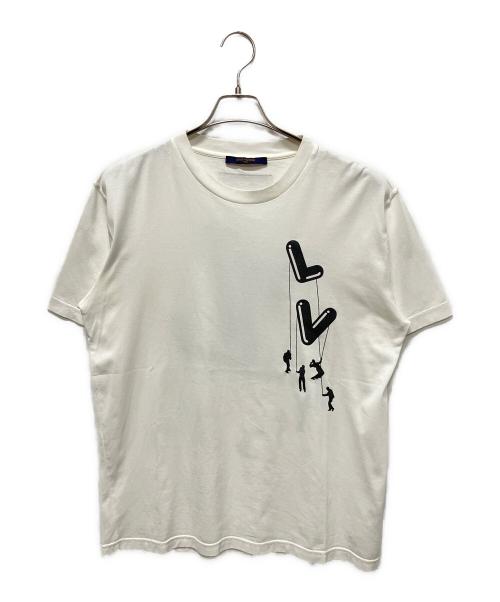 LOUIS VUITTON（ルイ ヴィトン）LOUIS VUITTON (ルイ ヴィトン) 21SS Floating Print T-shirt/フローティングLVTシャツ ホワイト サイズ:XLの古着・服飾アイテム