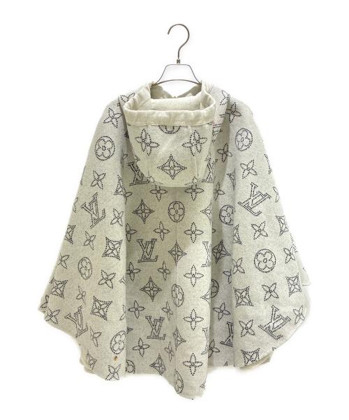 LOUIS VUITTON（ルイ ヴィトン）LOUIS VUITTON (ルイ ヴィトン) リバーシブルモノグラムマヒナケープ ライトグレー サイズ:TUの古着・服飾アイテム
