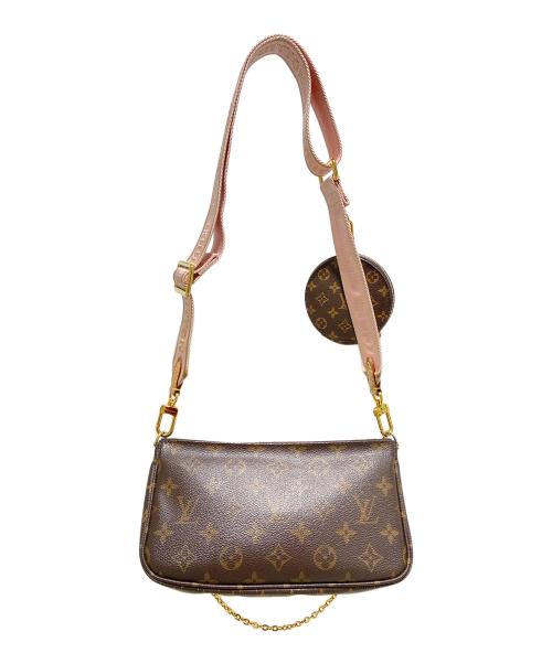 LOUIS VUITTON（ルイ ヴィトン）LOUIS VUITTON (ルイ ヴィトン) ミュルティ ポシェット アクセソワール ローズクレールの古着・服飾アイテム
