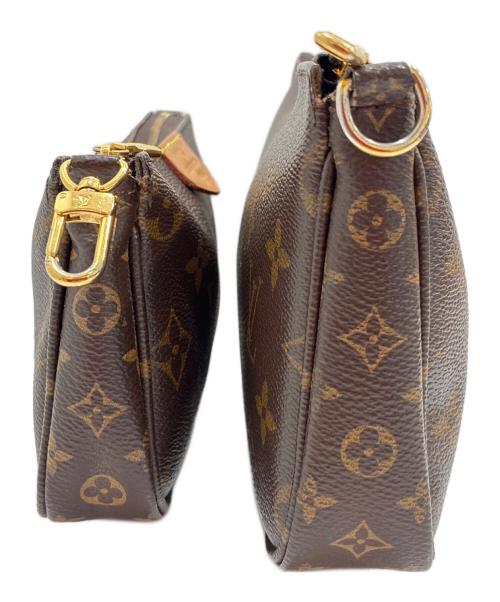 LOUIS VUITTON（ルイ ヴィトン）LOUIS VUITTON (ルイ ヴィトン) ミュルティ ポシェット アクセソワール ローズクレールの古着・服飾アイテム