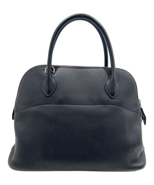 HERMES（エルメス）HERMES (エルメス) ボリード31/ハンドバッグ/２WAYバッグ/ノワール/シルバー金具/トリヨンクレマンス/□M刻印:2009年製 ブラック サイズ:31の古着・服飾アイテム