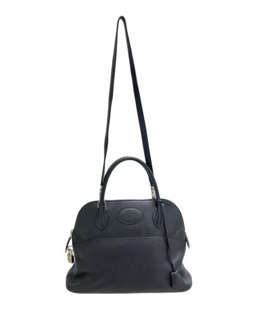 HERMES（エルメス）HERMES (エルメス) ボリード31/ハンドバッグ/２WAYバッグ/ノワール/シルバー金具/トリヨンクレマンス/□M刻印:2009年製 ブラック サイズ:31の古着・服飾アイテム