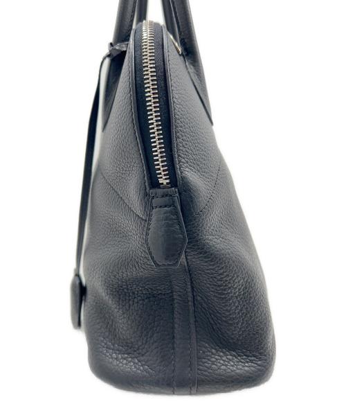 HERMES（エルメス）HERMES (エルメス) ボリード31/ハンドバッグ/２WAYバッグ/ノワール/シルバー金具/トリヨンクレマンス/□M刻印:2009年製 ブラック サイズ:31の古着・服飾アイテム