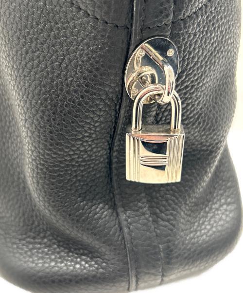 HERMES（エルメス）HERMES (エルメス) ボリード31/ハンドバッグ/２WAYバッグ/ノワール/シルバー金具/トリヨンクレマンス/□M刻印:2009年製 ブラック サイズ:31の古着・服飾アイテム