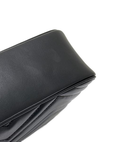 GUCCI（グッチ）GUCCI (グッチ) GGマーモント スモールカメラバッグ ブラック サイズ:スモールの古着・服飾アイテム