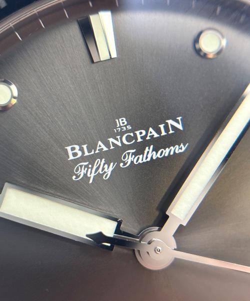 BLANCPAIN（ブランパン）BLANCPAIN (ブランパン) Bathyscaphe Fifty Fathoms バチスカーフ フィフティファゾムス Ref:5000-1110-NABA 黒文字盤 黒文字盤 サイズ:43mm/13～17㎝の古着・服飾アイテム