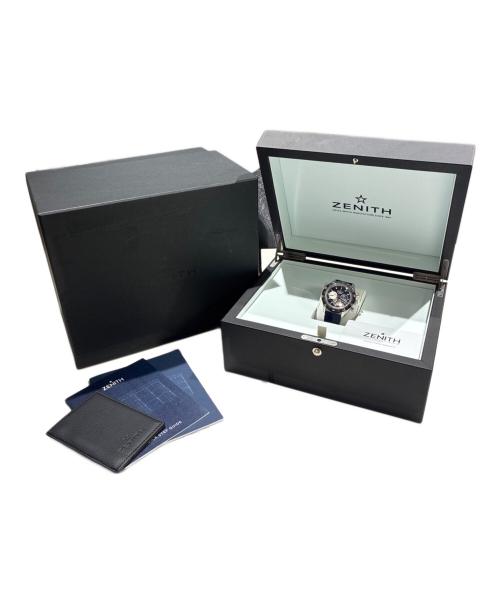 ZENITH（ゼニス）ZENITH (ゼニス) Chronomaster Sports クロノマスター スポーツ Ref:03.3100.3600/21.M3100 黒文字盤 41mm サイズ:41mm/18cmの古着・服飾アイテム