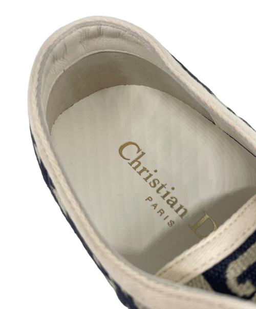 Christian Dior（クリスチャン ディオール）Christian Dior (クリスチャン ディオール) Walk'n'Dior スニーカー/J'ADIOR スニーカー グレー×ネイビー サイズ:38 1/2の古着・服飾アイテム